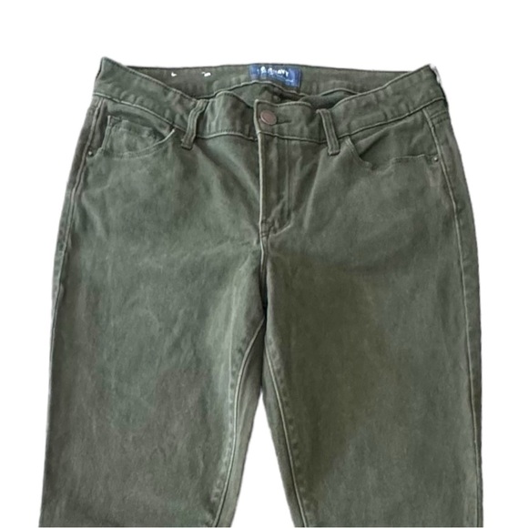 Old Navy Rockstar Olive Green Mid Rise Size 6 Reg Skinny Jeans Cotton/Spandex - Picture 3 of 5